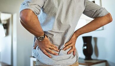 The cause of back pain
