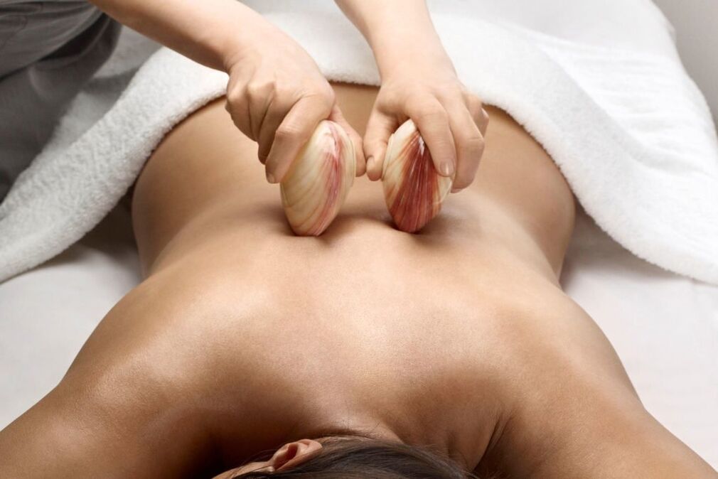 The method to relieve pain in osteochondrosis is massage